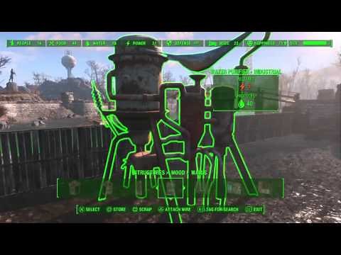 Fallout 4 - Settlement Tips - How to Raise Walls and Connect Things Better