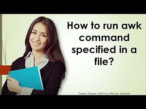 How to run awk command specified in a file