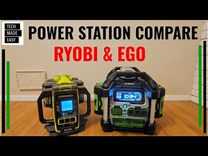RYOBI 40v 1800w Power Station review plus EGO 56v Nexus Power Station solar generator