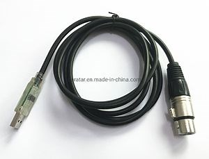 [Hot Item] USB to DMX Interface Adapter Cable 1.8m USB-RS485-We-1800-Bt Openwire Ftdi RS485 XLR 3pin