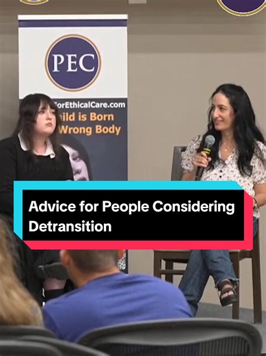 Panelists share advice for those considering detransition. Clayton and Layla emphasize putting your own health and happiness first, even if it means losing friends in the trans community. Soren offers a practical, grounded approach using CBT principles — starting small with exposure therapy rather than making drastic changes all at once. Clip from our Denver event. #TransitionJustice #detransition #detransitioning #cbt #exposuretherapy
