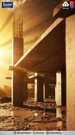 Engineered for durability and reliability, SAIL Steel is corrosion-free, rust-free and built to last. From homes to infrastructure, it ensures long-lasting strength, shaping your dreams. PMO India Narendra Modi Ministry of Steel, Government of India H D Kumaraswamy Bhupathiraju Srinivasa Varma - BJP Varma MyGovIndia Press Information Bureau - PIB, Government of India #SAIL #SAILSteel #StrengthOfSteel #AllWeatherSteel #CorrosionFree #RustFree #DurableSteel #BuildingIndia #MadeOfStrength #SteelOfI