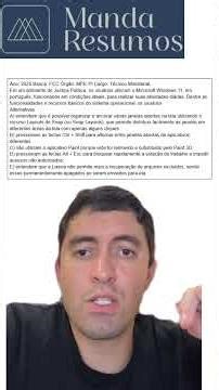 Questão de Informática caiu MPE-PI banca FCC - Snap Layout no Windows 11 atalhos #concursospúblicos