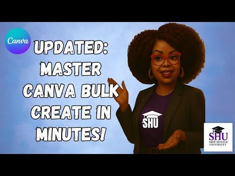 Canva Bulk Create Tutorial | Save Hours of Work! #CanvaTips #ContentCreation #BulkCreate
