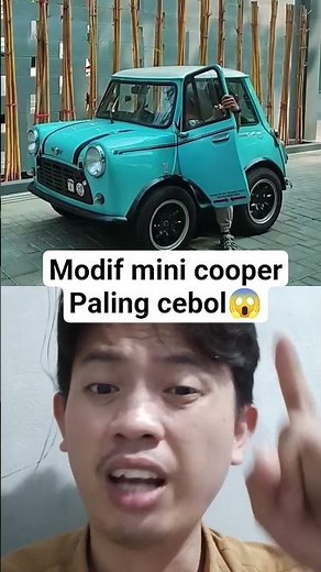 The shortest Mini Cooper modification🗿#viralvideo #shortvideo