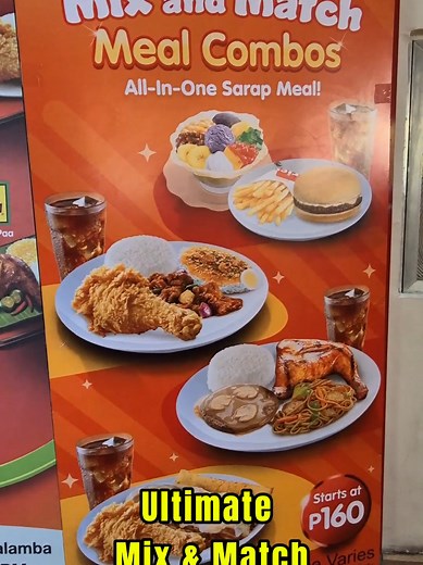 Discover Jollibee's Mix and Match Combos