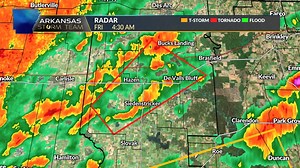 From KARK Channel 4... A Tornado Warning is in effect until Jan 12 5:45AM for the areas in red. The Arkansas Storm Team is on the air now tracking this storm. kark.com/arkansas-storm-team-live-coverage/?utm_medium=social&utm_source=facebook_KARK_4_News | KARK 4 News