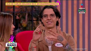 ¡#CarlosEduardoRico quiere que su HIJO encuentre el AMOR en #Enamorándonos! Reacciona a su participación en el programa 💞 #DePrimeraMano👌: imagentv.com/en-vivo | De Primera Mano