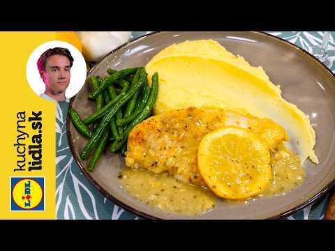 Kuracie prsia s citrónovou omáčkou na francúzsky spôsob 🍋 | Viktor Nagy | Kuchyňa Lidla