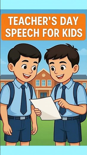 Short and Easy Teacher’s Day Speech for Kids – KidsStoryNook