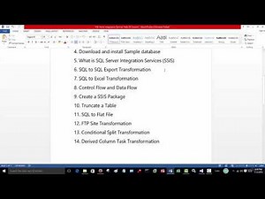 SQL Server Administration: (SQL Server Integration Services) - learn Database Design & Development