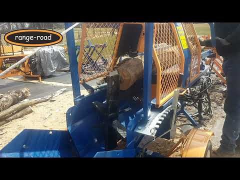 The optional RR2166 6-way Splitting Wedge for Range Road Firewood Processors.