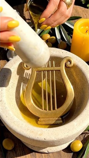 ASMR Crush: Olive Oil Meets Apollo’s Golden Lyre 🔆 | Oddly Relaxing AI ASMR