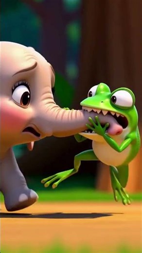 The Innocent Elephant | Elephant and Frog Story | A Powerful Moral Story #story #cartoon #aistory