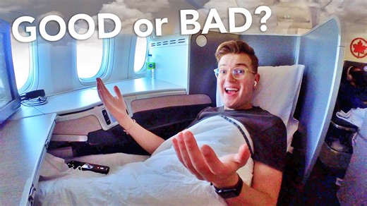 I flew Air Canada business class and loved it!