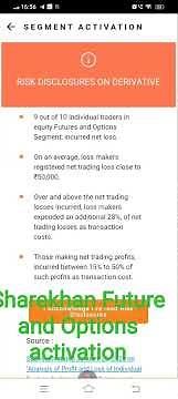 Sharekhan future and options #business #stockmarket #miraeassetsekuritas