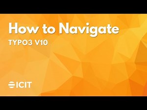 How to Navigate Typo3 | Typo3 v10 Tutorial