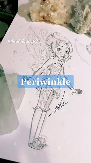 Replying to @miraclegirl.09 ❄️🧚🌨 @Disney #fairies #tinkerbell #periwinkle #fairy #hadas #magic #sketch