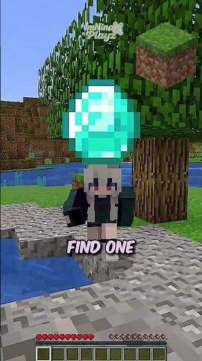 Minecraft, but I can’t touch a random block! #minecraft #shorts