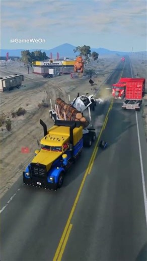 Beamng Realistic Highway Crashes p.536 INSANE Highway Crashes Caught in Ultra Realism 🤯 #BeamNGdrive
