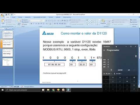 CONFIGURAÇÃO MODBUS RTU CLP DELTA