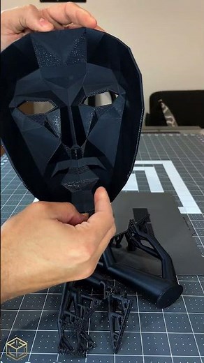3D Printed Squid Game Front Man Mask – Iconic Design for Fans!