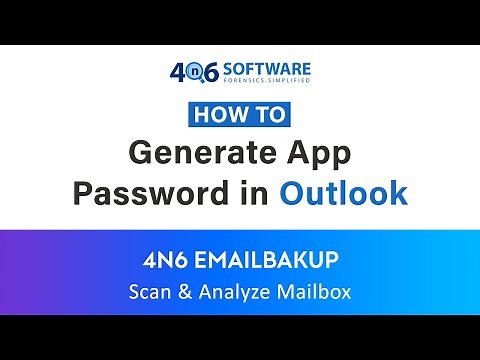 How to Generate App Password in Outlook - Complete Solution