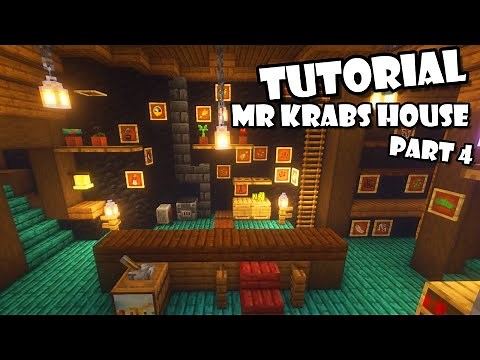 How To Build Mr Krabs House In Minecraft!! Part 4