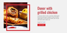 Doner with Grilled Chicken - CSS Template by Nicepage