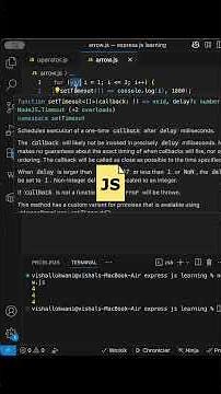 The setTimeout Bug Every Fresher Makes in JavaScript | #shorts