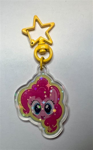 Double Sided Pinkie Pie keychain - Etsy.de