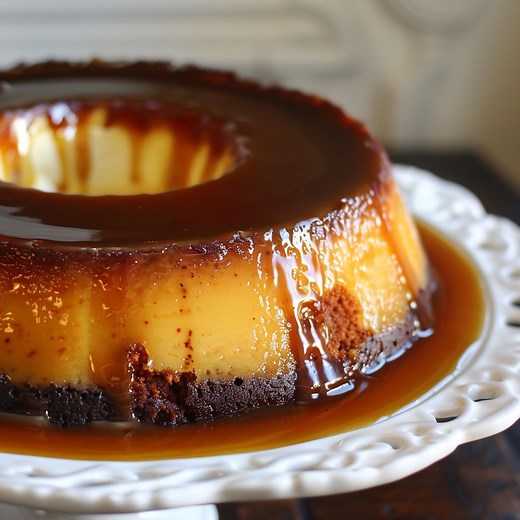 1.3K views · 11 reactions | This Chocolate Flan Cake is a delightful combo of rich chocolate and creamy flan. It's quick to whip up and perfect for sharing with family after dinner. ❤️ Enjoy every bite together! | Taste Of Recipes | Facebook