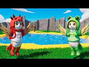 😱 Red Dino & Mikey MORPH a MEOWL How to Play as MEOWL in Roblox