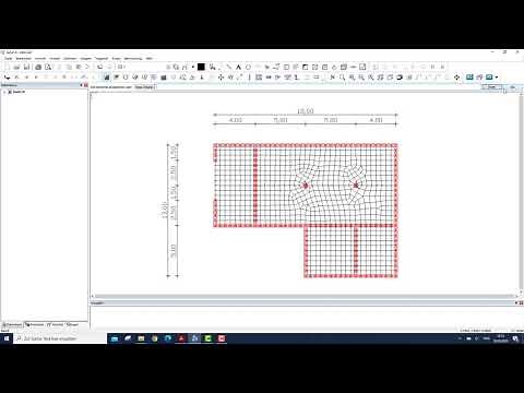 FEM-Modell mit InfoCad – Rep. CoMM (Klausur SoSe 14 Aufg.1)