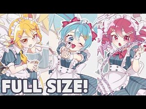 TRIPLE BAKA but NERU sings with Miku and Teto 💛💙💗 FULL!