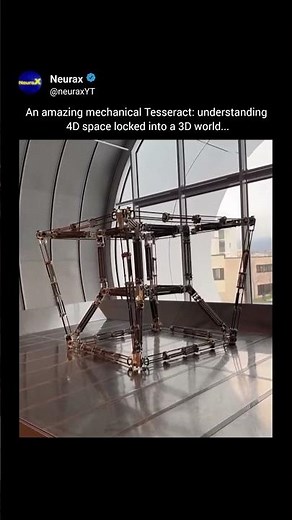 Mechanical Tesseract Explained How 4D Space Appears in Our 3D World