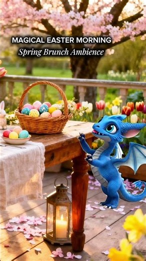 Magical Easter Spring Brunch 🌸 Peaceful Morning Ambience