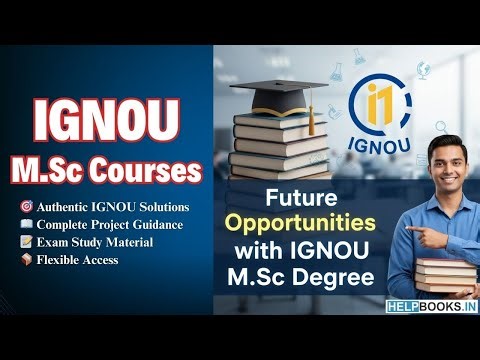 IGNOU M.Sc Students Must Watch! Assignments, Projects & Exam Support | Helpbooks.in
