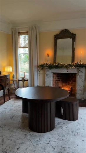 ad Christmas feels so much closer now that the dining space is finally sorted. The table extends so easily with up to 3 panels which means we can seat up to 12 people for the big day. There is even built in storage, which keeps everything tidy when we are not hosting. The bench extends just as simply and seats up to 6 with integrated panel storage which makes setting up for guests a two minute job. I honestly cannot wait to fill this room with food, family and the kind of magic that only comes a