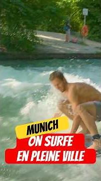 A surf wave right in the city center, that's unique and it's happening in Munich!