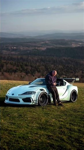 Took the roof off and raised the bar. MK5 Supra ADRO widebody with custom targa top.