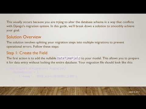 Pre-populate DateTimeField with Specific Date in Django Migrations