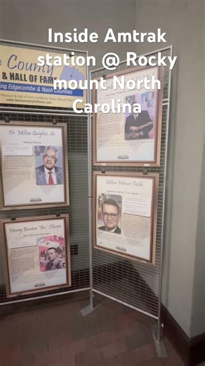 Inside Amtrak station @ Rocky mount , North Carolina
