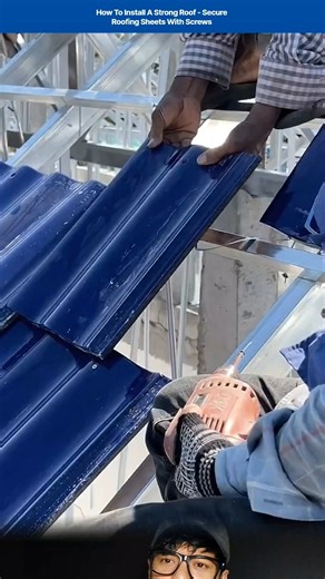How To Install A Strong Roof - Secure Roofing Sheets With Screws