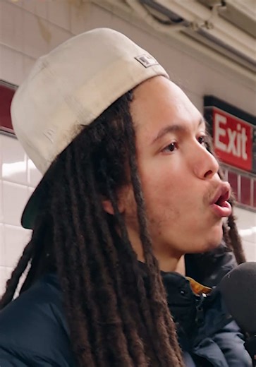 Shoutout poly people #SubwayOracle #comedy #nyc | Subway