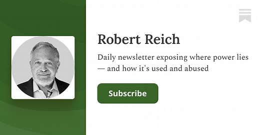 The Coffee Klatch with Robert Reich | Substack