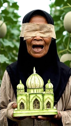 Miniatur Masjid melon nenek #shorts #miniature #mosque #miniaturmasjid #viral