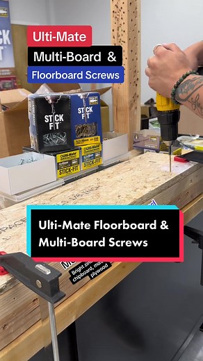 Our floorboard and multi-board screws make your job easier mate. Its that simple. Do your self a favor, pick up some Ulti-Mate screws and try them out! Spoil yourself and enjoy the luxury of one handed, easy to install, premium screws. #UltiMateWoodscrews #StickFit #chippylife #carpenter