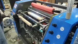 Aluminum Paper or Catering Cling Film Rewinding Machine,Semi-auto...