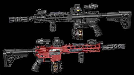 【Maya次世代建模】适合新手的枪械风暴m416制作，maya游戏武器道具基础教程